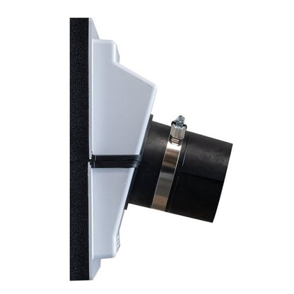 🛠️ HVAC Wall Line Set Cover – White Sealing & Insulation Kit