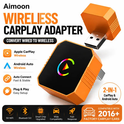 🚗2027 Wireless CarPlay Converter