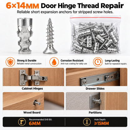 🔧 Heavy-Duty Compact Anchor Repair Kit for Loose Mounting Holes – Fast, Secure Fixes for Industrial Projects