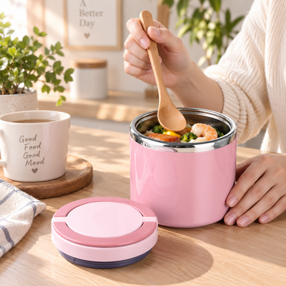 Portable Insulated Stainless Steel Lunch Box
