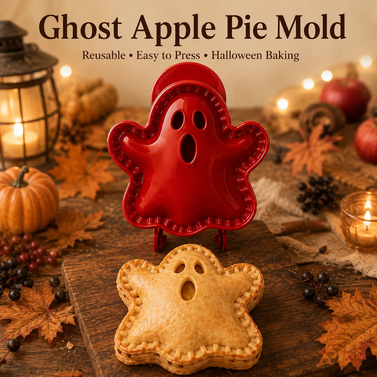 🎃 8-Piece Halloween Mini Hand Pie Mold Set✈️