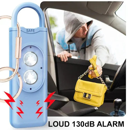 🔥Limited time🔥High Decibel Anti-Wolf Flashing Light Alarm Keychain