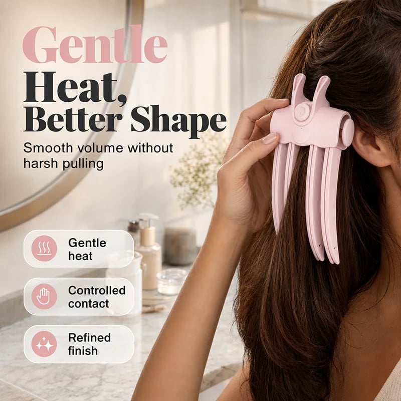 💥Surprise 50% Off！🔥Shape in 3 Seconds！👱‍♀️High Cranial Top Magic Tool！Volumizing Root Lift Clip