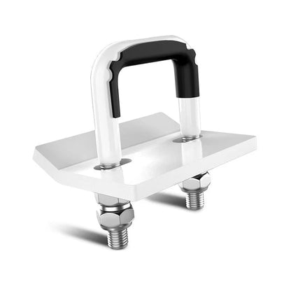 🚛🔒 Heavy Duty Trailer Hitch Stabilizer Clamp - Black Anti-Rattle Towing Accessory