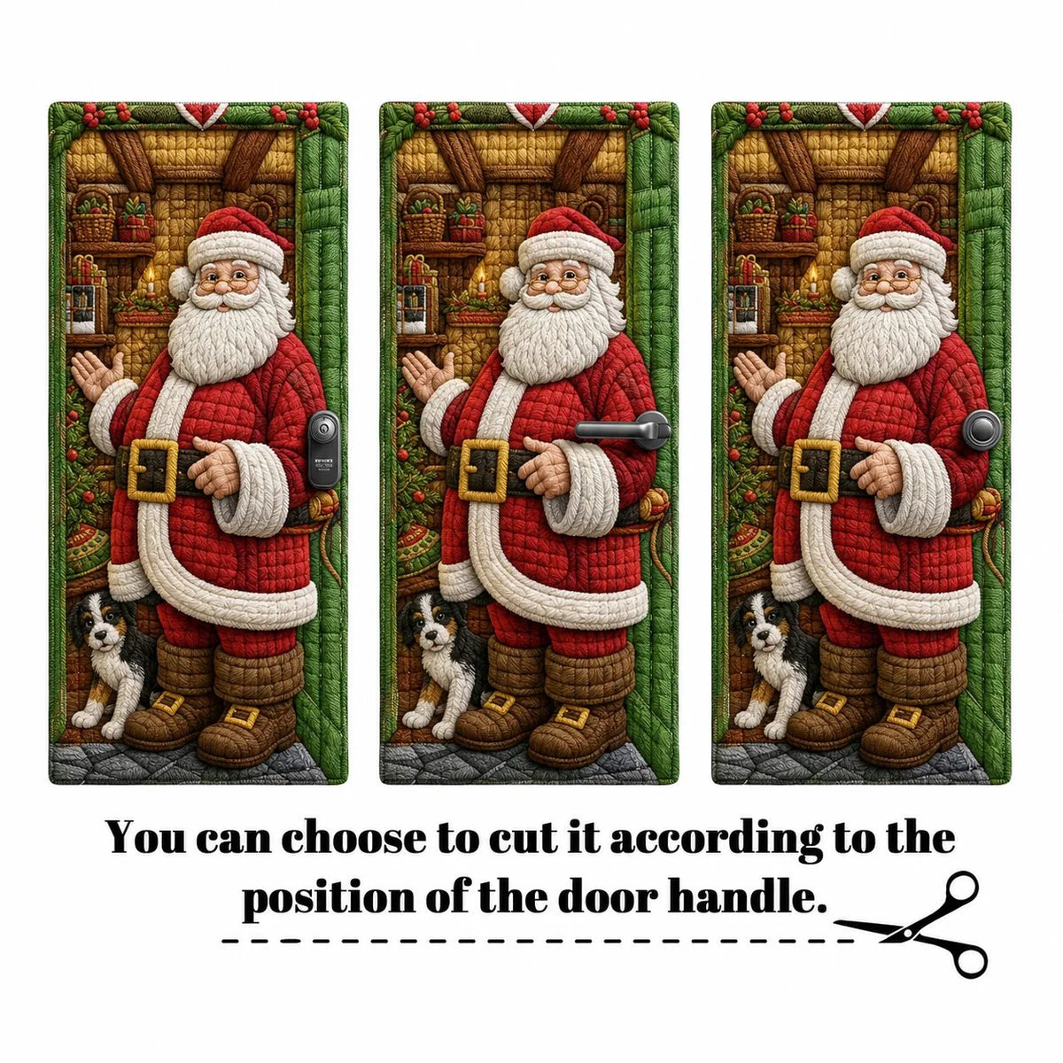 Last day 50% OFF🌟2026 3D Christmas front door decoration