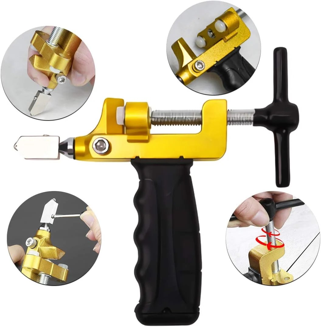 🔥 Precision Glass & Tile Cutting Set with Built-In Breaker Pliers ✂️