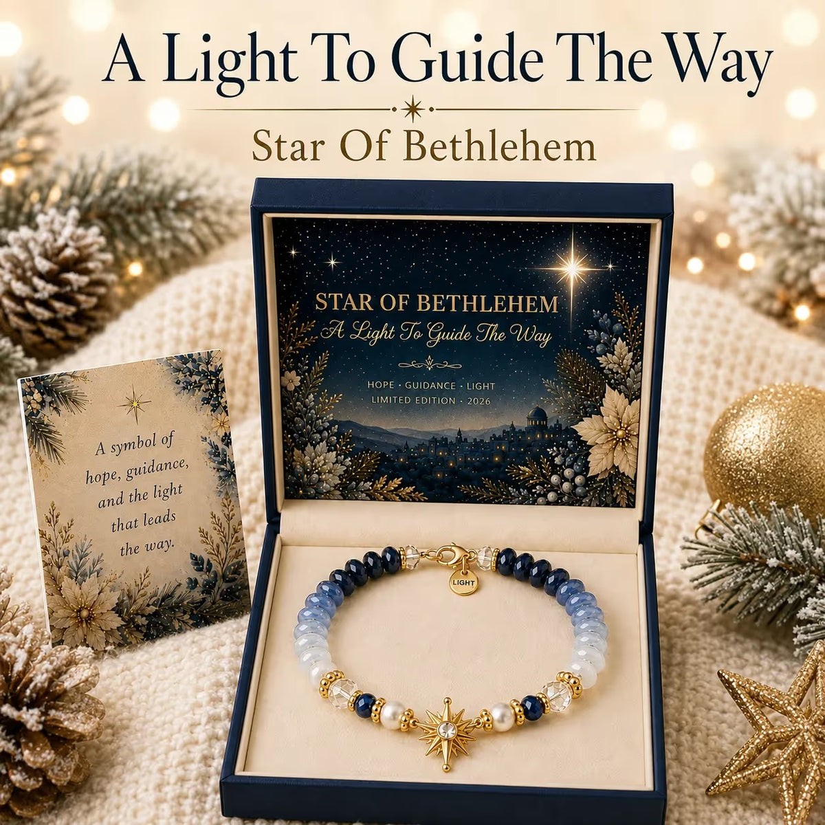 ⏳ LAST DAY 49% OFF — ✝️ Christmas Blessings Bracelet Set 🎄 | Wear the Faith. Share the Blessing.