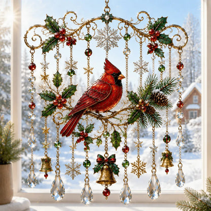 🔥🦌🎄Handmade Christmas Acrylic Window Hanging | ✨Bring Christmas Magic Home