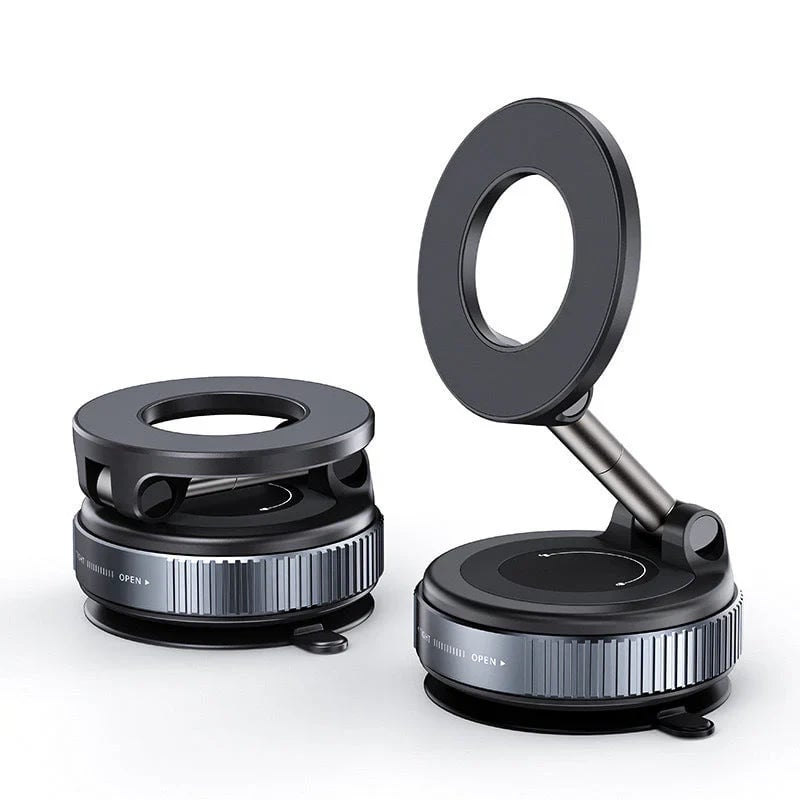 360° Magnetic Car Phone Mount 📱 – Retractable Adjustable Holder