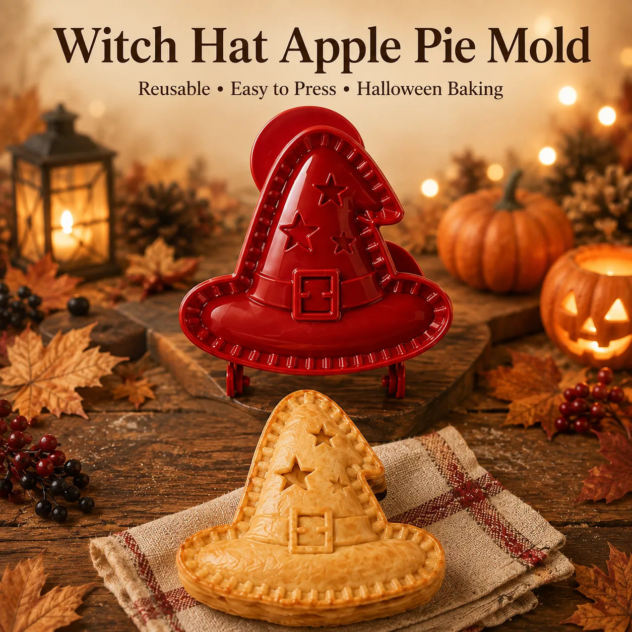🎃 8-Piece Halloween Mini Hand Pie Mold Set✈️