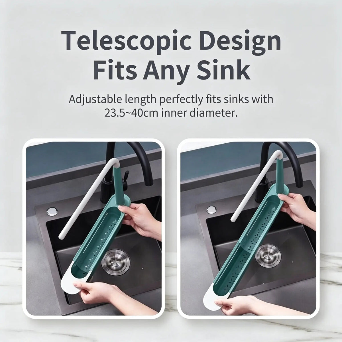 🧼Save 50% Today —  Extendable Sink Organizer with Towel Rack