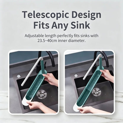 🧼Save 50% Today —  Extendable Sink Organizer with Towel Rack