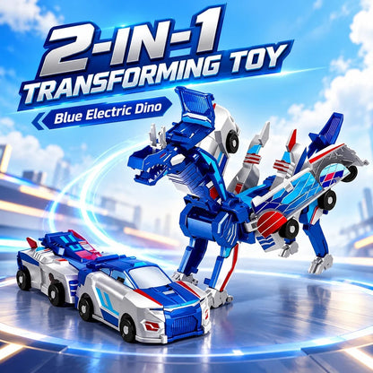 🦖 Transforming Dinosaur Car Toy – 2-in-1 Action Vehicle
