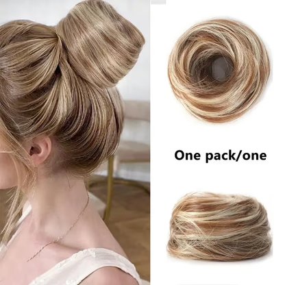 🎀 Messy Bun Hairpiece – Effortless Updos in Minutes