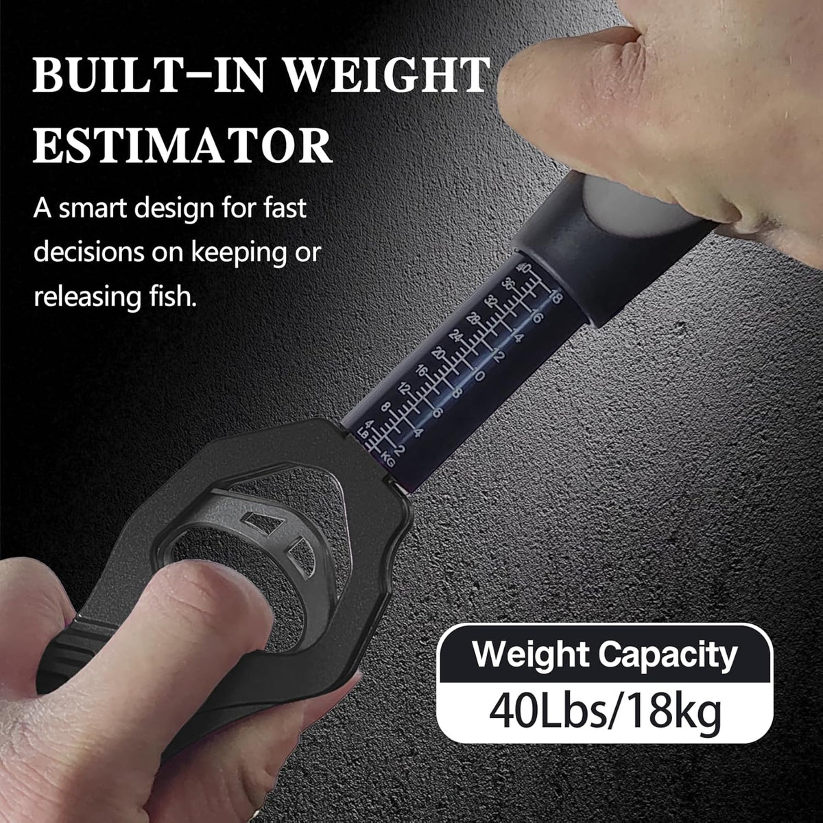 Heavy-Duty Fish Gripper with Scale