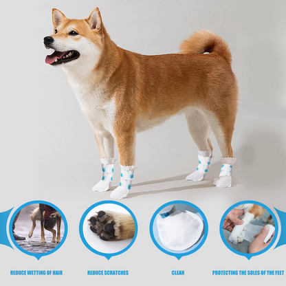 🐾 All-Weather Pet Paw Boots – Water-Resistant Protection for Walks & Outdoor Adventures 🌧️