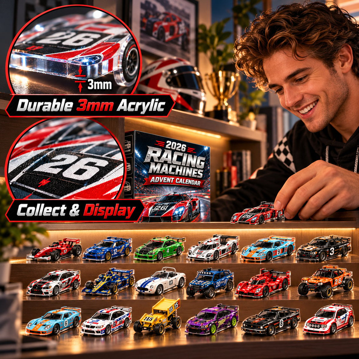 🏁 2026 Racing Machines Advent Calendar – 24 Unique Racers