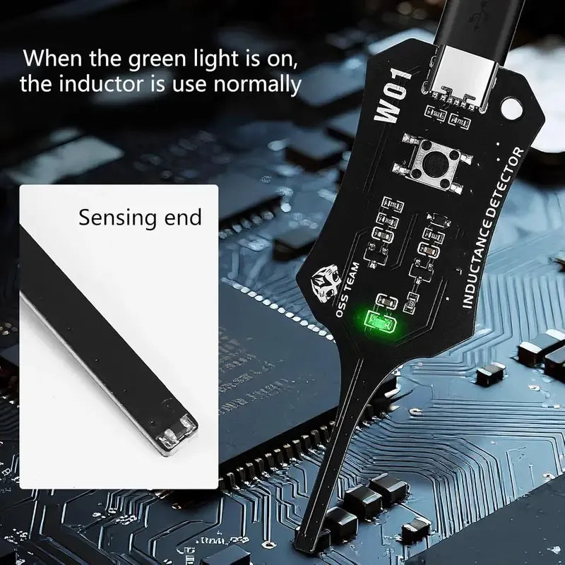 Type-C Motherboard Coil & Inductor Diagnostic Tester – Circuit Board Detection Tool 🔍