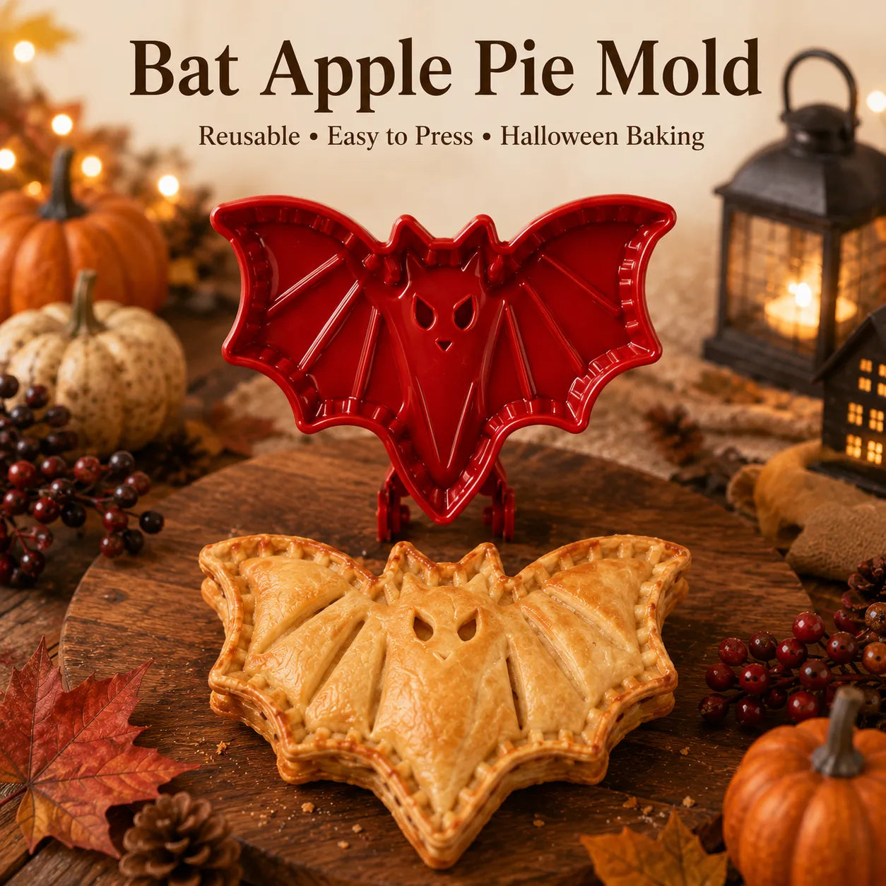 🎃 8-Piece Halloween Mini Hand Pie Mold Set✈️