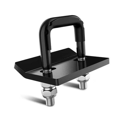 🚛🔒 Heavy Duty Trailer Hitch Stabilizer Clamp - Black Anti-Rattle Towing Accessory