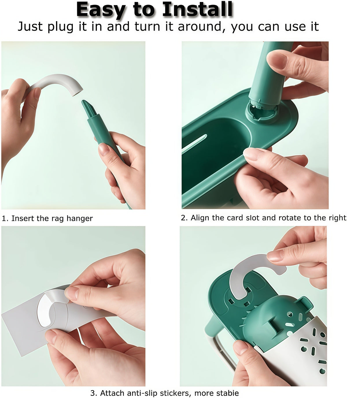 ✨🧽 Telescopic Sink Storage Rack – Adjustable Space-Saving Organizer for a Cleaner Sink