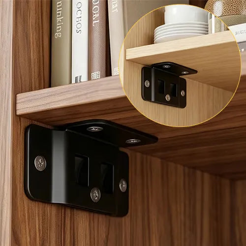 8-Pack L-Shaped Corner Brackets 🔩 – Heavy-Duty Furniture Repair with Screws