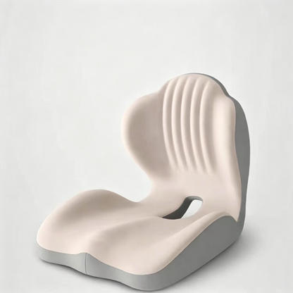 ❤️ Sit Better All Day – Contoured Memory Foam Seat & Lumbar Support Set for Pressure Relief