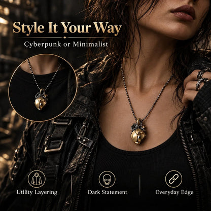 Eye of Time Kinetic Pendant ⚙️ – Steampunk Astrolabe Necklace with 60cm Chain