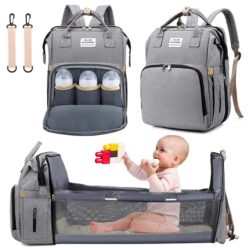 🎉 Black Friday Sale Starts Early✨All-in-One Diaper Bag & Portable Baby Bed Travel Set