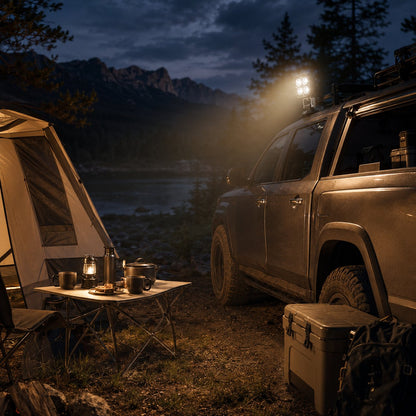 🏕️ 360° Magnetic LED Adventure Light – Adjustable Outdoor Illumination
