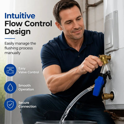 No-Disassembly Water Heater Cleaning Tool 💧 – For Gas & Electric Systems