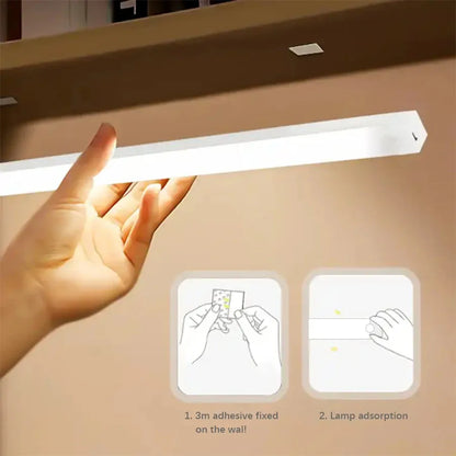 🔥LAST DAY SALE 49% OFF - 💡Punch-free Smart Sensor Magnetic Rechargeable LED Lights