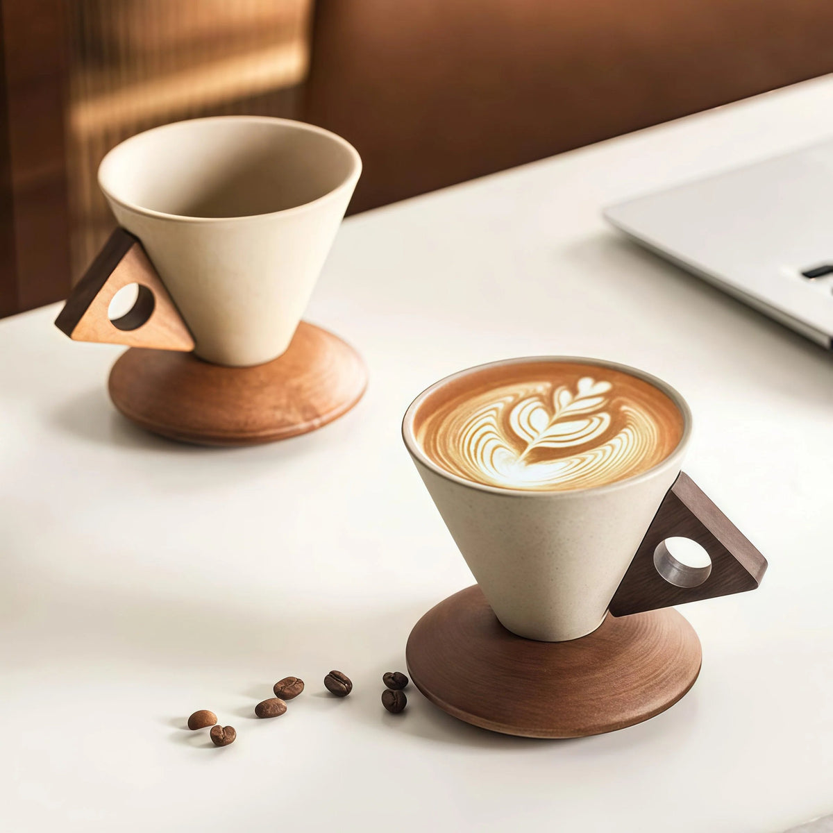 ☕Unique ceramic coffee cup – luxury for your coffee time
