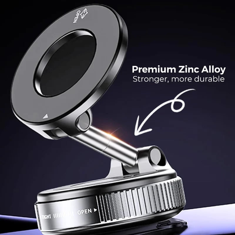 360° Magnetic Car Phone Mount 📱 – Retractable Adjustable Holder