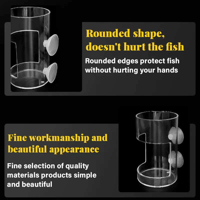 🐠 Round Aquarium Feeder – Clean, Hands-Free Feeding Without the Mess