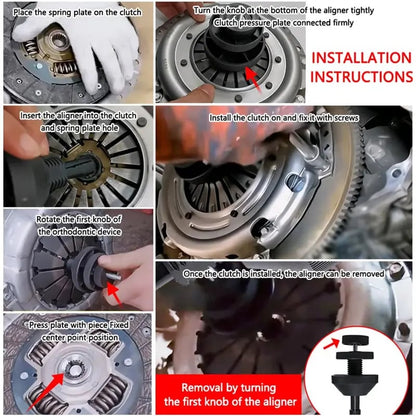 🔧 Universal Clutch Alignment Tool with 2 Interchangeable Sleeves for Cars and Light Trucks 🚗