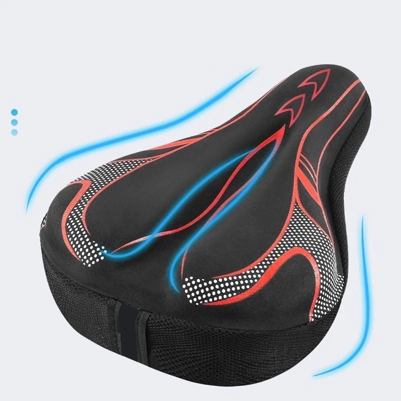 Waterproof Bike Seat Cushion 🚴 – Soft Memory Foam Saddle Padding