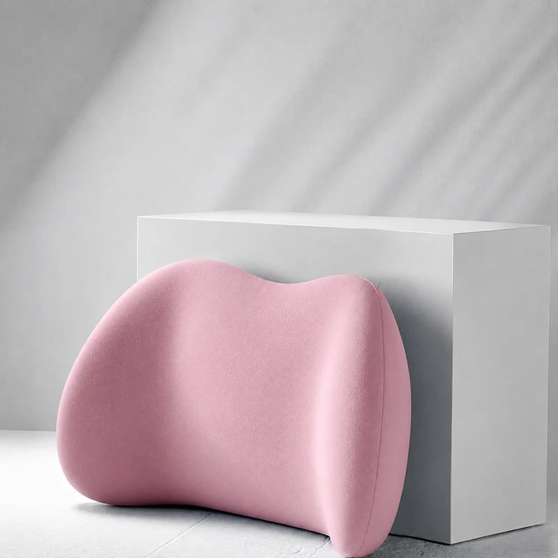 💯Car Neck & Lumbar Support Pillow Set – Memory Foam Headrest & Lower Back Cushion for Comfortable Driving