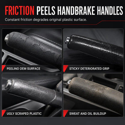 Universal Car Handbrake Cover 🚗 – Protective Sleeve in Black