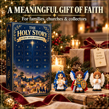 🔥 Final Day: 50% Off ✨ 24-Day Nativity Mini Brick Ornament Advent Calendar 🎄