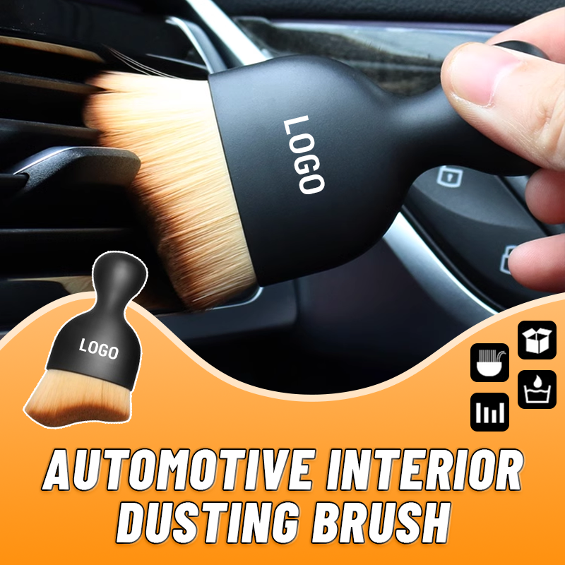 🧹 Soft-Bristle Car Interior Duster – Wet & Dry Cleaning Brush