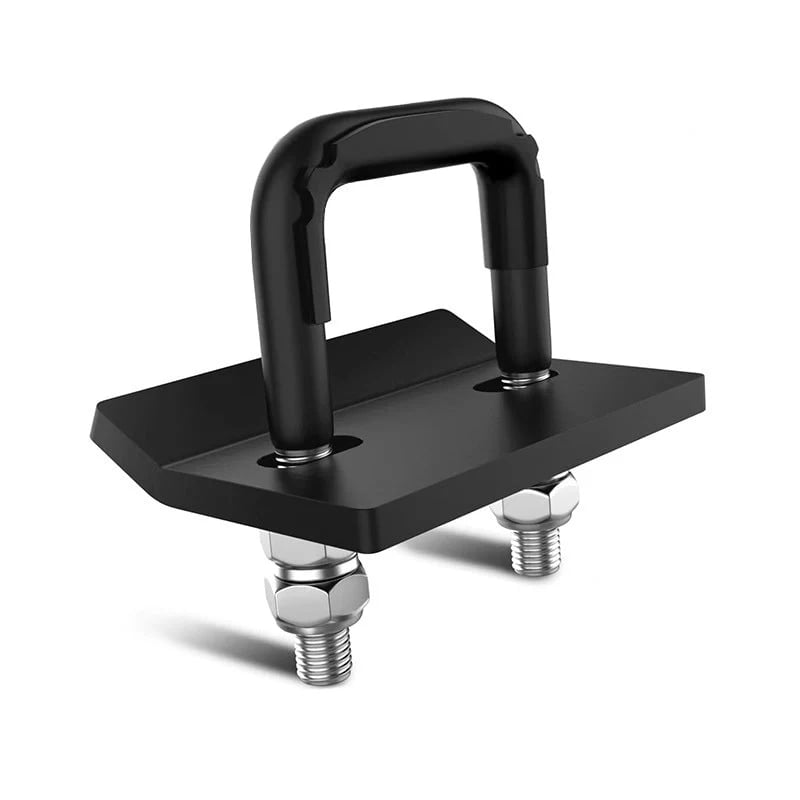 🚛🔒 Heavy Duty Trailer Hitch Stabilizer Clamp - Black Anti-Rattle Towing Accessory