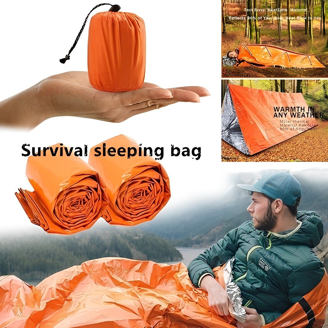 💯🔥 49% off🔥Emergency Waterproof Sleeping Bag