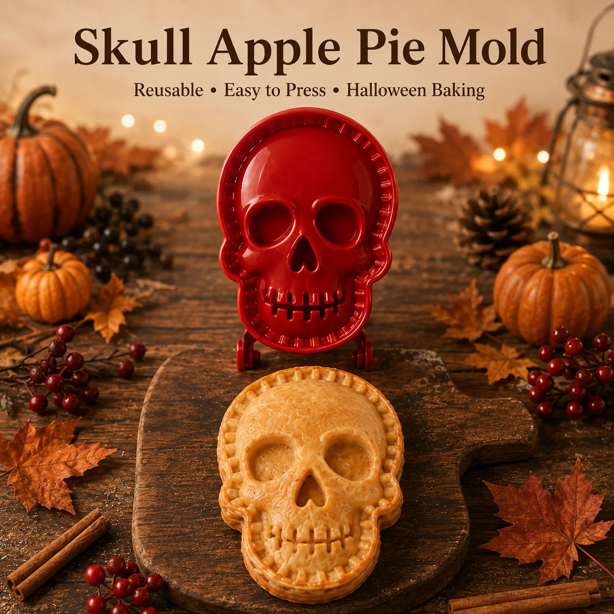 🎃 8-Piece Halloween Mini Hand Pie Mold Set✈️