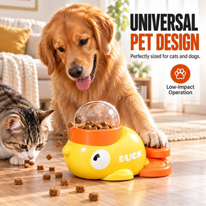 🐾🧩 Interactive Slow Feeder Toy – Treat Dispensing Fun for Cats & Dogs