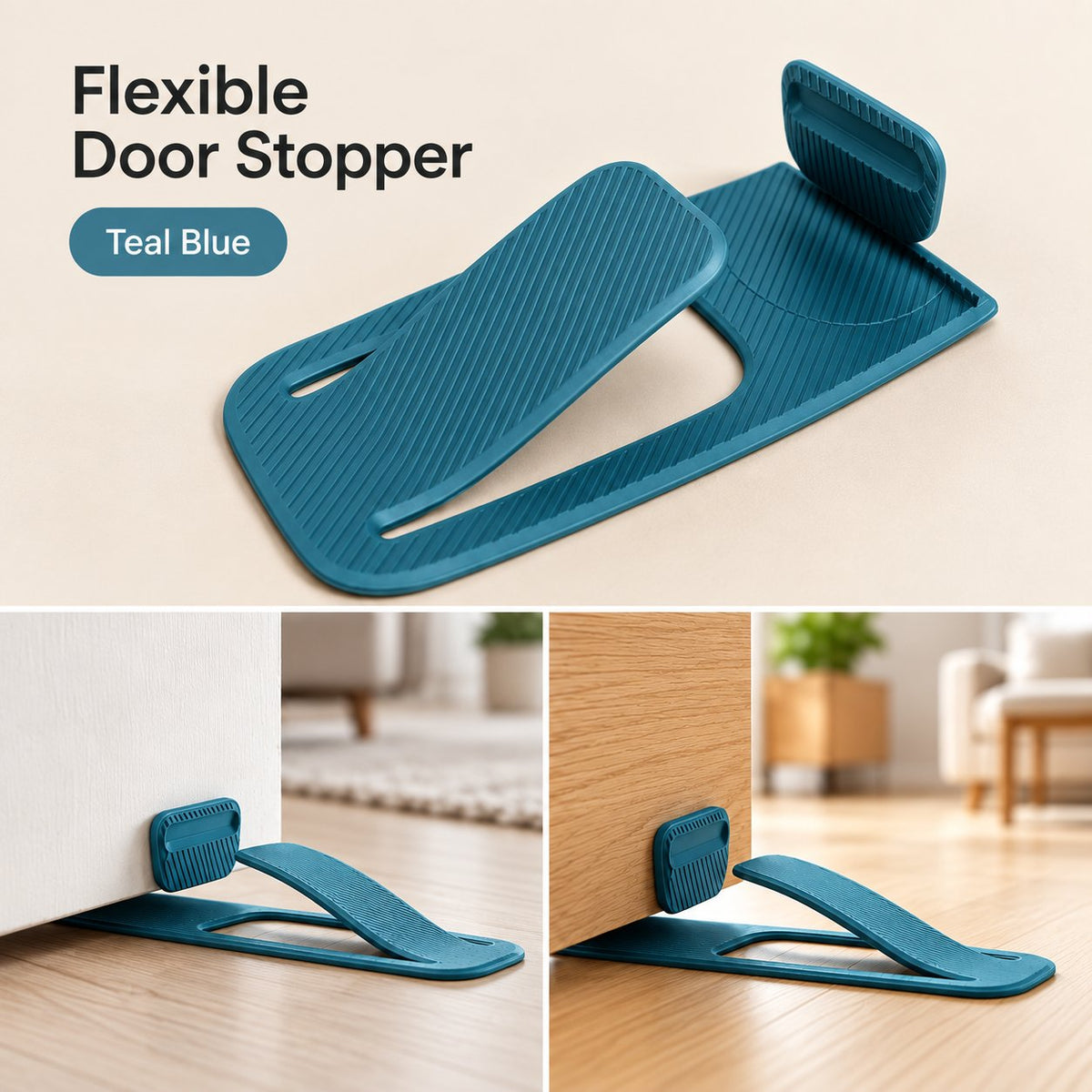 Slide, Grip & Protect Flexible Non-Slip Door Stopper 🚪✨