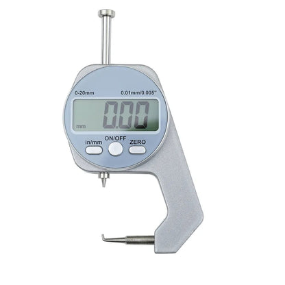 📏 Digital Thickness Gauge – 0–20mm Flat-Head Measuring Tool