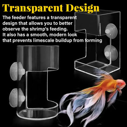 🐠 Round Aquarium Feeder – Clean, Hands-Free Feeding Without the Mess