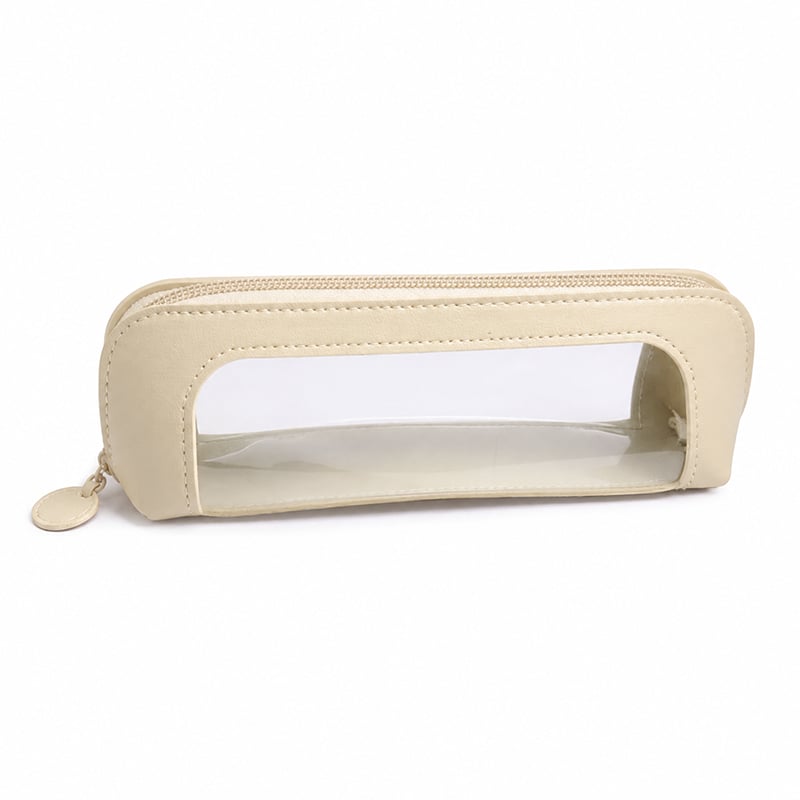 Compact Clear Makeup Bag ✨ – Handy Everyday Cosmetic Storage Pouch