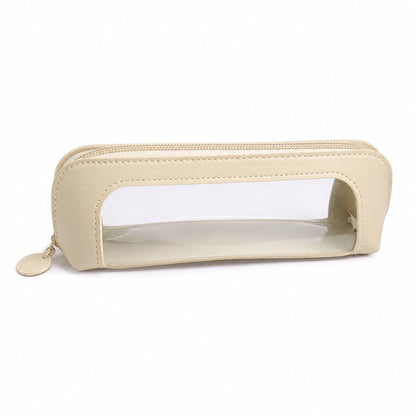 Compact Clear Makeup Bag ✨ – Handy Everyday Cosmetic Storage Pouch